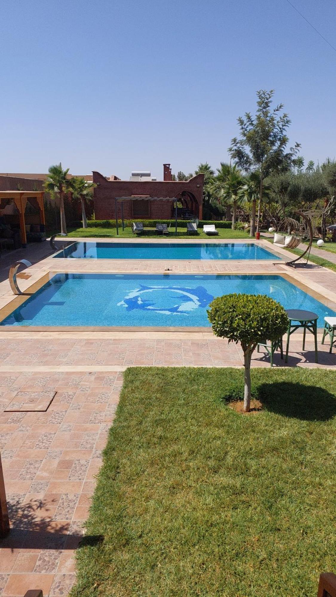 Bed and Breakfast Chez Mamouchthka Ourika Exterior foto